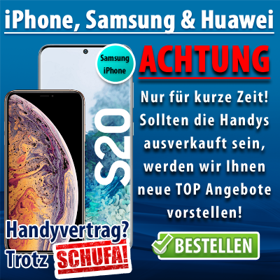 Handyvertrag ohne Schufa 100% Zusage? iPhone 14, Samsung, Huawei